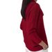 Oversized Knit Sweater – Soft Long Sleeve U-Neck Pullover In 16 Colors (Red, Brown, Black, Glitter Options)_ecoleips.com