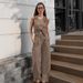 European And American Commuting Fashion Khaki Vest Trousers Two Piece Suit For Women 2025 Spring New Design Suit_ecoleips.com