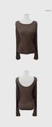 ng2510292 In Stock: 2026 Spring New Korean Dongdaemun Baby Jiang Style Ribbed Long Sleeve T-shirt + Tie-Waist Skirt For Women_ecoleips.com