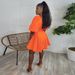 Women's Clothing Sexy Puff Sleeve Dress_ecoleips.com