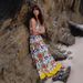 Women's Clothing Personality Fashion Temperament Linen Printed Vest Big Swing Dress_ecoleips.com