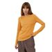 Cotton 2025 Spring New Women's Fashion Leisure Versatile Commuter Hoodie Round Neck Long Sleeve T-shirt_ecoleips.com