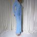 Fashion Women Deep V Neck Long Sleeve Dress Sexy Elegant Slimming Bodycon High Split Long Maxi Dress For Party Night Out_ecoleips.com