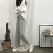 2022 Early Spring New Korean-style Casual Pants, Loose And Slimming, Elastic Waist, Versatile Straight Wide-leg Pants_ecoleips.com
