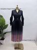 Spring Fashion Women's Slim Fit Dress Lantern Sleeve Collar Pleated Skirt Versatile Simple Style_ecoleips.com