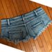 Raw Edge Washed Vintage Color Distressed Rivet Ultra-low-rise Hot Pants Sexy Nightclub Slim-fit Women's Denim Shorts_ecoleips.com