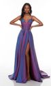 Glittery Spaghetti Strap Long Evening Dress Slimming Elegant Gown For Formal Banquet Party Event_ecoleips.com