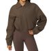 Women's Windproof Warm Sports Top Zip Up Outdoor Hiking Running Jacket Loose Fitting Autumn Winter_ecoleips.com