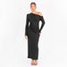 Autumn Winter New European American Style Cross-Border Women's Fashion Hot-Selling Sexy Ruched Off-Shoulder Long Sleeve_ecoleips.com