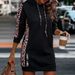2026 Spring/Summer New European And American Women's Leopard Letter Hoodie Dress 0052 Print_ecoleips.com