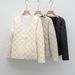 Pinghu Chixin Liner New National Standard 90 Autumn Winter Lightweight Down Jacket Women V-Neck Inner Outer Wear Coat_ecoleips.com