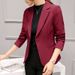 2026 Spring And Autumn New Professional Versatile Long Sleeve Korean Style Elegant Slim Fit Short Blazer For Women_ecoleips.com