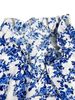 Women's Floral Printed Printed Self-tie Neckline Maxi Dress, A Vacation Beach Outfit Suitable For Autumn And Winter Wear._ecoleips.com