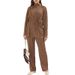 Autumn-Women's Relaxed Tie-Neck Knit Set – High-Neck Top & Wide-Leg Pants_ecoleips.com