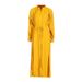 Women's Clothing casual simple dress autumn fashion long sleeve pleated lace loose large size long skirt _ecoleips.com