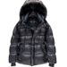 Black Diamond Extreme Cold-Resistant Hooded Down Jacket For Couples - Winter Warm Short Puffer Coat With Slim Fit & Detachable Hood_ecoleips.com
