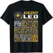 Women's T-Shirts NEW Horoscope Born In August Leo Zodiac Sign Lion Gift T-Shirt - MADE IN USA_ecoleips.com