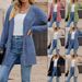 Women's Knitted Cardigan Coat Fashionable Autumn Winter Top European American Style New Hot Selling 2025_ecoleips.com