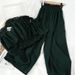 Women's Clothing 200 Pounds Fat Girl Summer New Fashion Suit Short Sleeved Tops Casual Wide Leg Pants Two Piece Suit_ecoleips.com