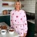 Pik Strawberry Prit Fleece Autum Witer Warm New Pajama Set 2026 Europea Ad America Cross-Border Homewear For_ecoleips.com