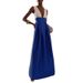 2025 Summer New Women's Sexy Slim Fit Patchwork Deep V Split Evening Party Dress_ecoleips.com