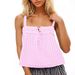 2026 Spring/Summer European American Cross-Border New Y2K Women's Plaid Ruched Patchwork Sexy Mini Tank Top Hot And_ecoleips.com