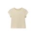ZOEVA Milk Blue Texture Korean Simple Short-sleeved Women's T-shirt Summer Slim And Thin Niche Foreign Style Bottoming Shirt Top_ecoleips.com