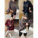 Sinan Relaxed Blogger Style American Accent Letter Side Zipper Raglan Sleeve Casual Fleece Sweatshirt SN6837_ecoleips.com