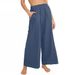 Women's Clothing Spring And Summer New Cotton And Linen Solid Color Trendy Brand High Waist Loose Casual Wide Leg Trousers_ecoleips.com