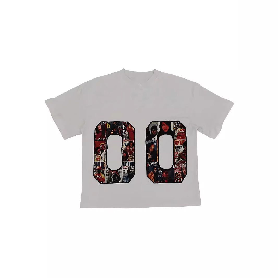 Summer Y2K American Style Digital Character Print Mesh Top for Men And Women Large Size Transparent Loose Fit Wholesale_ecoleips.com