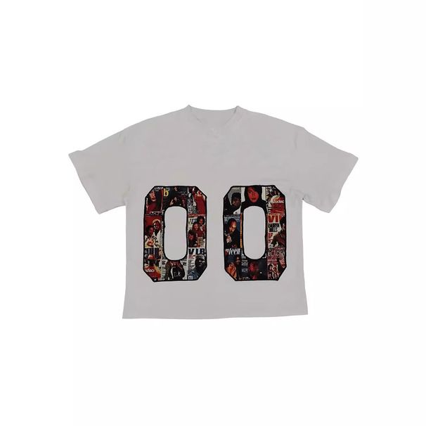 Summer Y2K American Style Digital Character Print Mesh Top for Men And Women Large Size Transparent Loose Fit Wholesale_ecoleips.com