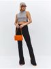 Women's Stretch Flared Jeans | Mid-Rise Bootcut | Vintage Wash Denim | Comfortable Loose Fit | Black Casual Pants_ecoleips.com