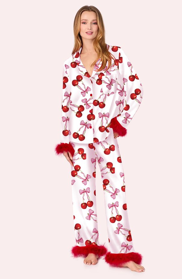 2025 Spring New European and American Cross border Women's Clothing Loose Casual Personalized Printing Home Parent child Comfortable Set Comfortable_ecoleips.com