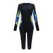 Aria Basics New Euopean And Ameican Style Swimsuit, Sufing Diving Suit, Long-sleeved Spots Competition One-piece Women's_ecoleips.com