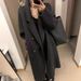 Audrey-Inspired Oversized Tweed Coat – Double-Breasted Mid-Length Coat With 3D Textured Fabric (S-XXL, Relaxed Fit, 5 Elegant Colors)_ecoleips.com