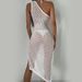 Women's Clothing New Beach Dress Women Solid Color Sleeveless Sexy Hollow Bikini Swimsuit Blouse Women_ecoleips.com