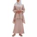 2025 Malay Exquisite Lace Muslim Two-piece Suit Dress_ecoleips.com