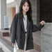 Women's Blazer For Spring Auumn, Korean Syle, Loose Fi, Unique Design, Casual And Sylish, Hong Kong Syle Sui_ecoleips.com