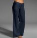 Women's Cotton Linen Wide-Leg Palazzo Pants - Boho Chic Elastic Waist Flared Pants With Pockets For Spring Summer Casual_ecoleips.com