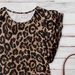 Women's Summer Short Sleeve Casual Round Neck Shirt Top Style_ecoleips.com
