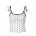 Summer New Arrival Women's Slim Fit Polka Dot Print Camisole Top American Style Spicy Fashionable And Versatile_ecoleips.com