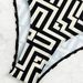 Retro Slim Fit Backless Crossover Bikini Solid Color Slimming Swimsuit For Women European American Style One-Piece Summer Swimwear_ecoleips.com