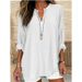 2023 Cross-Border Foreign Trade European And American Best-Selling Women's Autumn Winter V-Neck Cotton_ecoleips.com
