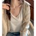 Korean Style Loose Inner Camisole Vest For Women New Belly Covering Casual Versatile V-Neck Sleeveless Wearable Top_ecoleips.com