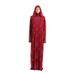 Verve Plus Size Dress Muslim Women's Hooded Abaya Saudi Loose Casual Ethnic Style Cover-up_ecoleips.com