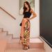 2025 New Style Midi Printed Split Sexy Bodycon A-line Skirt_ecoleips.com