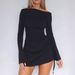 Women's Clothing Women's Elegant Long Sleeve Bodycon Skirt With Drawstring Style Autumn Clothing For Ladies_ecoleips.com