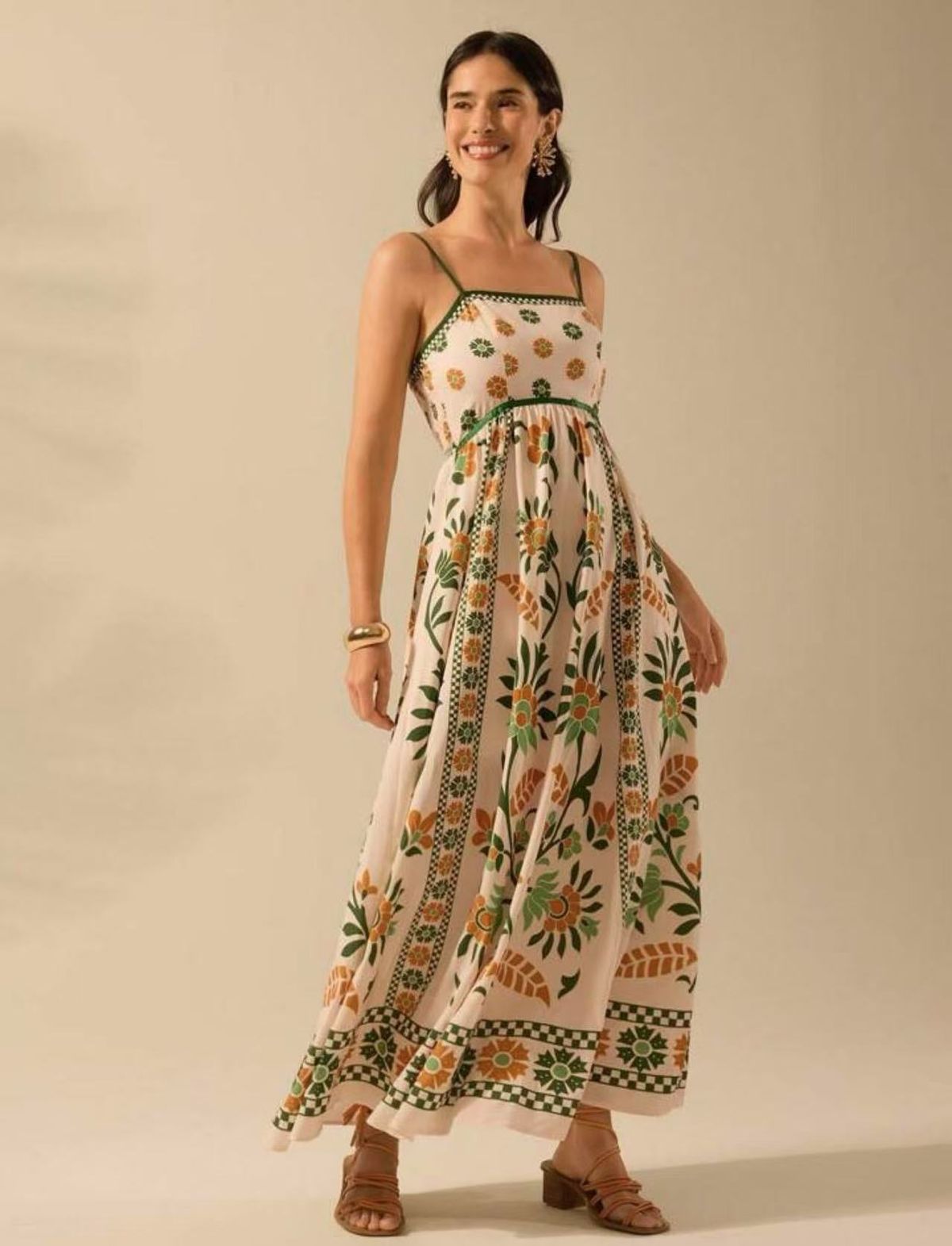 Women's Clothing Summer Floral Print Sundress Relaxed Wide Leg Women's Clothing Resort Style For Formal & Casual For Women_ecoleips.com