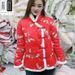 girl 2024 Winter New Cheongsam Jacket Moms, Vintage Chinese Style Buttoned Thick Cotton Coat For Grandmothers_ecoleips.com