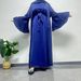 Verve Dubai Women's Fashion Elegant Cardigan Robe Double Layer Bell Sleeve Two-Piece Set With Inner Skirt K205_ecoleips.com